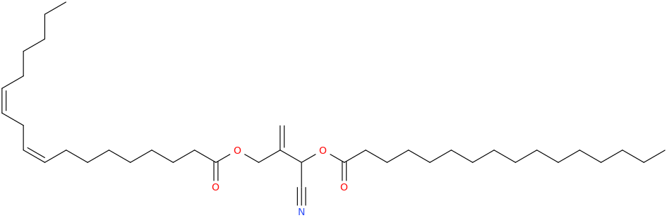 2 [cyano [hexadecanoyl]oxymethyl]prop 2 enyl octadec 9z,12z dienoate